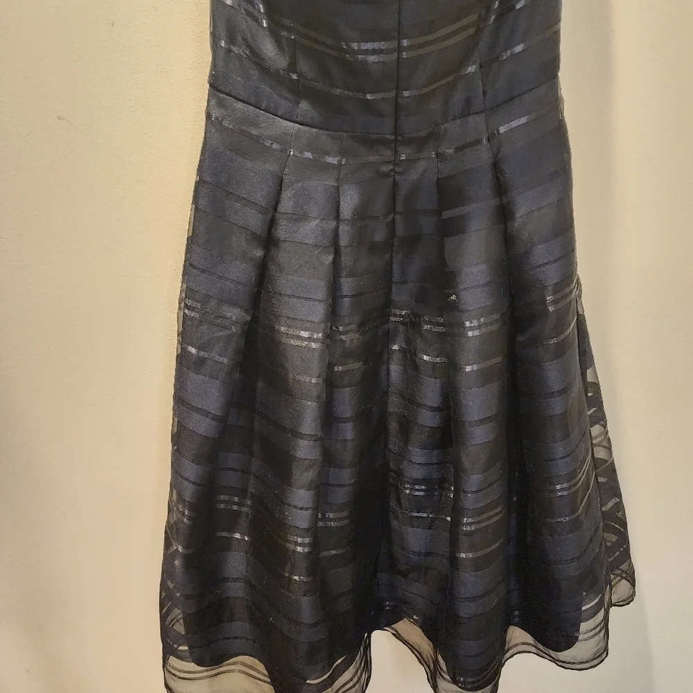 White house black market strapless fit and flare formal dress size 2